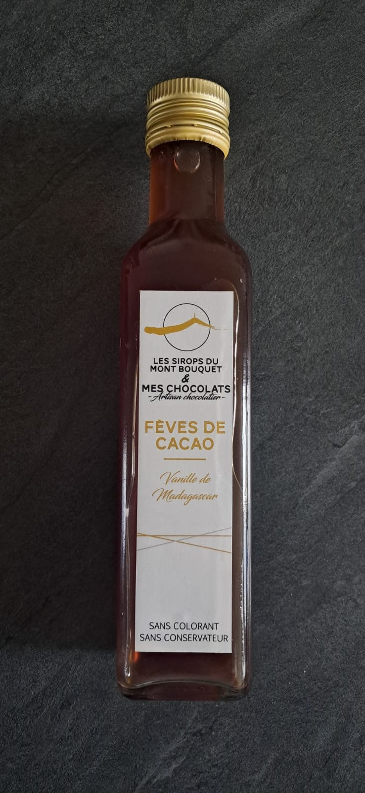 Sirop fèves de cacao/vanille de Madagascar